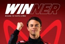 Mahindra Racing’s De Vries storms to victory in rollercoaster Tokyo E-Prix