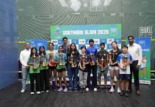 Rahul Baitha and Rathika Seelan Crowned Champions at Southern Slam Squash